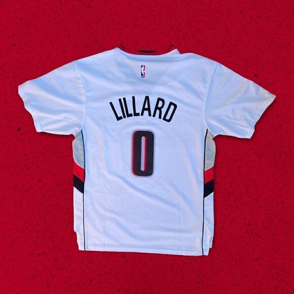 Damian Lillard Rip City Portland Trailblazers Adidas nba jersey soccer men L - Picture 2 of 5